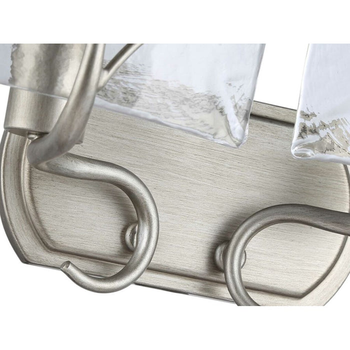 Golden Calla 2-Lt Vanity, Peruvian Silver/Hammered Water Glass