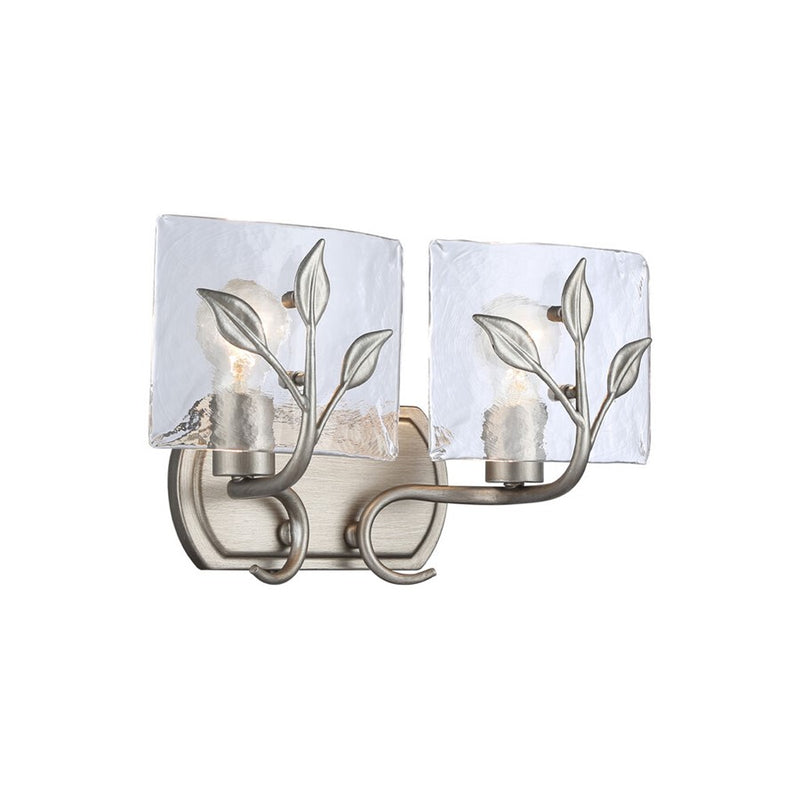 Golden Calla 2-Lt Vanity, Peruvian Silver/Hammered Water Glass