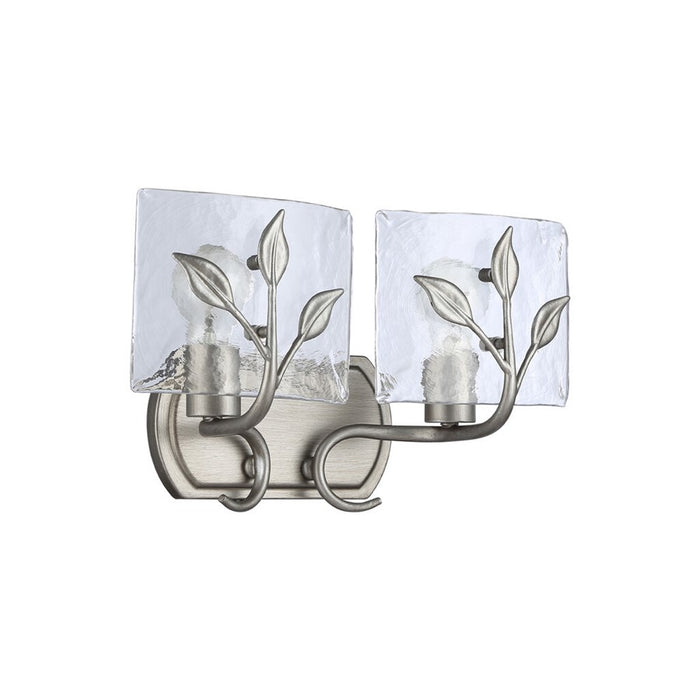 Golden Calla 2-Lt Vanity, Peruvian Silver/Hammered Water Glass