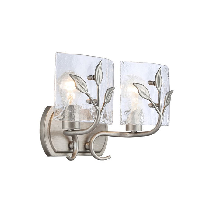 Golden Calla 2-Lt Vanity, Peruvian Silver/Hammered Water Glass