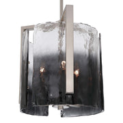 Golden Lighting Aenon 13in 3-Light Pendant | Rustic Pewter and Smoky Water Glass | Kitchen Island & Dining Room | Model 3164-3P PW-SWG