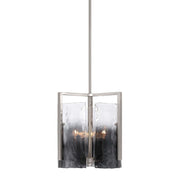 Golden Lighting Aenon 13in 3-Light Pendant | Rustic Pewter and Smoky Water Glass | Kitchen Island & Dining Room | Model 3164-3P PW-SWG