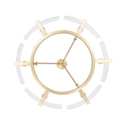 Golden Lighting Aenon 28in 6-Light Chandelier | Rustic Brushed Champagne Brass and Hammered Water Glass | Dining Room & Foyer | Model 3164-6 BCB-HWG