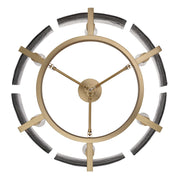 Golden Lighting Aenon 28in 6-Light Semi-Flush Mount | Rustic Brushed Champagne Brass and Smoky Water Glass | Entryway | Model 3164-6SF BCB-SWG