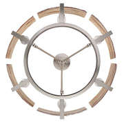 Golden Lighting Aenon 27in 6-Light Semi-Flush Mount | Rustic Pewter and Amber Water Glass | Entryway & Kitchen | Model 3164-6SF PW-AWG