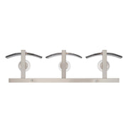 Golden Lighting Aenon 22in 3-Light Vanity Light | Rustic Pewter and Smoky Water Glass | Bathroom Vanity | Model 3164-BA3 PW-SWG