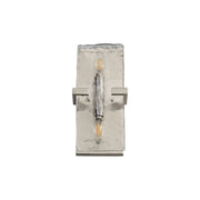 Golden Aenon 2-Light Wall Sconce, Pewter/Hammered Water Glass - 3164-WSCPW-HWG