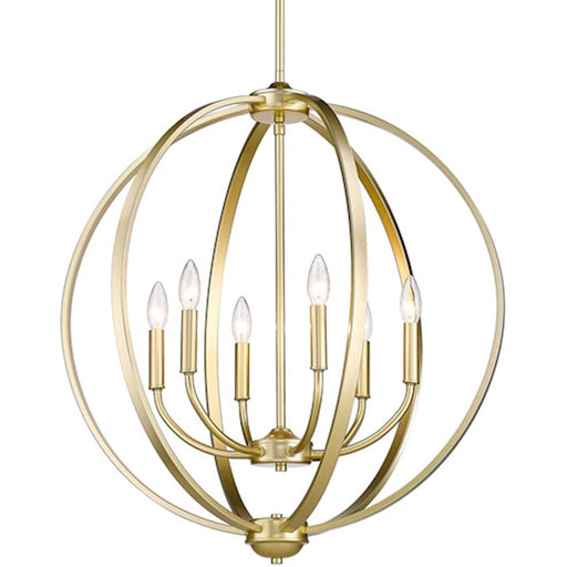 Golden Lighting Colson 6 Light 26" Chandelier