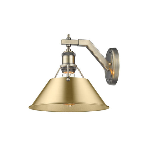 Golden Orwell 1-Light Wall Sconce, Aged Brass/Champagne Bronze