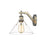 Golden Orwell 1-Light Wall Sconce, Aged Brass/Clear Glass