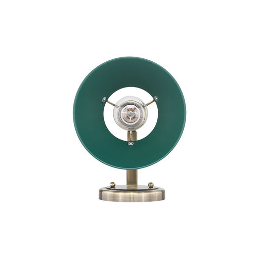 Golden Lighting Orwell 1-Light Wall Sconce, Aged Brass/Pine Green