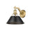 Golden Orwell 1-Light Wall Sconce, Champagne Bronze/Matte Black - 3306-1WBCB-BLK