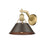 Golden Orwell 1-Light Wall Sconce, Champ Bronze/Rubbed Bronze - 3306-1WBCB-RBZ