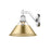 Golden Orwell 1-Lt Wall Sconce, Chrome/Brushed Champagne Bronze