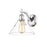 Golden Lighting Orwell 1-Light Wall Sconce, Chrome/Clear Glass - 3306-1WCH-CLR