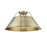 Golden Orwell 3-Light Flush Mount, Aged Brass/Aged Brass - 3306-3FMAB-AB