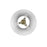 Golden Lighting Orwell 3-Light Flush Mount, Aged Brass/Chrome