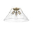 Golden Orwell 3-Light Flush Mount, Aged Brass/Clear Glass - 3306-3FMAB-CLR