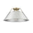 Golden Lighting Orwell 3-Light Flush Mount, Aged Brass/Pewter - 3306-3FMAB-PW