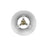 Golden Lighting Orwell 3-Light Flush Mount, Aged Brass/Pewter