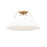 Golden Orwell 3-Light Flush Mount, Champagne Bronze/Opal Glass - 3306-3FMBCB-OP