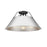 Golden Lighting Orwell 3-Light Flush Mount, Matte Black/Chrome - 3306-3FMBLK-CH