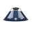 Golden Orwell 3-Light Flush Mount, Matte Black/Matte Navy - 3306-3FMBLK-NVY