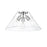 Golden Lighting Orwell 3-Light Flush Mount, Chrome/Clear Glass - 3306-3FMCH-CLR