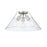 Golden Lighting Orwell 3-Light Flush Mount, Pewter/Clear Glass - 3306-3FMPW-CLR