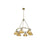 Golden Orwell 6-Light Chandelier, Aged Brass/Champagne Bronze - 3306-6AB-BCB