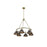 Golden Orwell 6-Light Chandelier, Aged Brass/Rubbed Bronze - 3306-6AB-RBZ