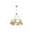 Golden Lighting Orwell 6-Lt Chandelier, Brushed Champagne Bronze - 3306-6BCB-BCB
