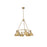 Golden Lighting Orwell 6-Lt Chandelier, Brushed Champagne Bronze