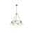 Golden Orwell 6-Light Chandelier, Champagne Bronze/Clear Glass - 3306-6BCB-CLR