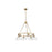 Golden Orwell 6-Light Chandelier, Champagne Bronze/Clear Glass