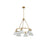 Golden Orwell 6-Light Chandelier, Champagne Bronze/Dusky Blue - 3306-6BCB-DB
