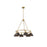 Golden Orwell 6-Light Chandelier, Champagne Bronze/Rubbed Bronze