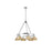 Golden Orwell 6-Light Chandelier, Chrome/Brushed Champagne Bronze