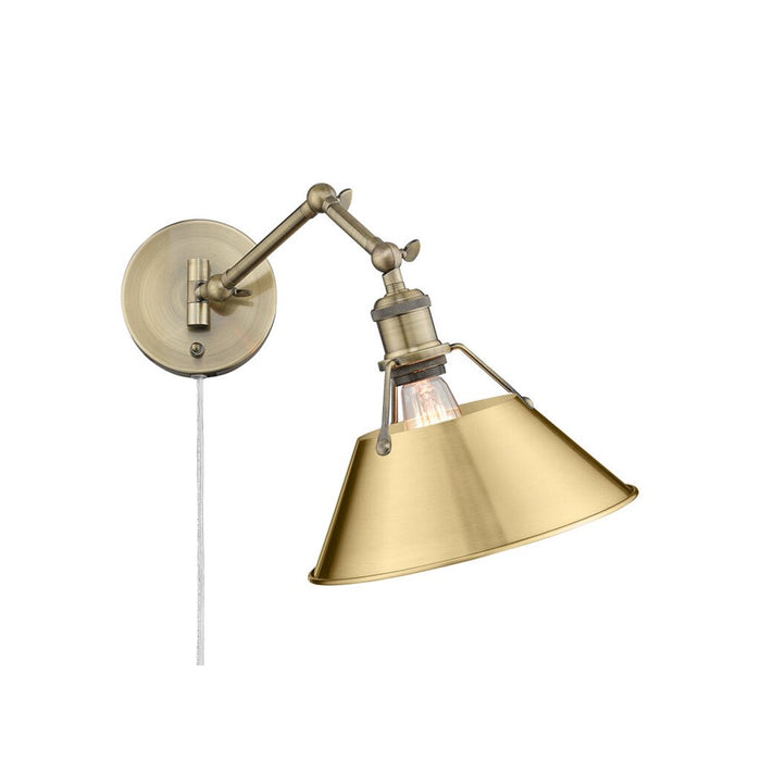 Golden Orwell Articulating Wall Sconce, Aged Brass/Champ Bronze - 3306-A1WAB-BCB