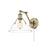 Golden Orwell Articulating Wall Sconce, Aged Brass/Clear Glass