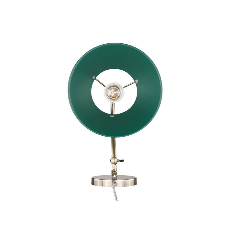 Golden Orwell Articulating Wall Sconce, Aged Brass/Pine Green