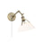 Golden Orwell Articulating Wall Sconce, Aged Brass/Opal Glass - 3306-A1WAB-OP