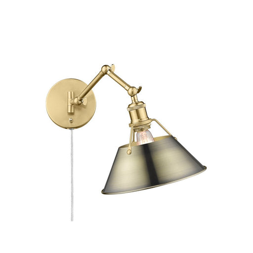 Golden Orwell Articulating Wall Sconce, Bronze/Aged Brass - 3306-A1WBCB-AB