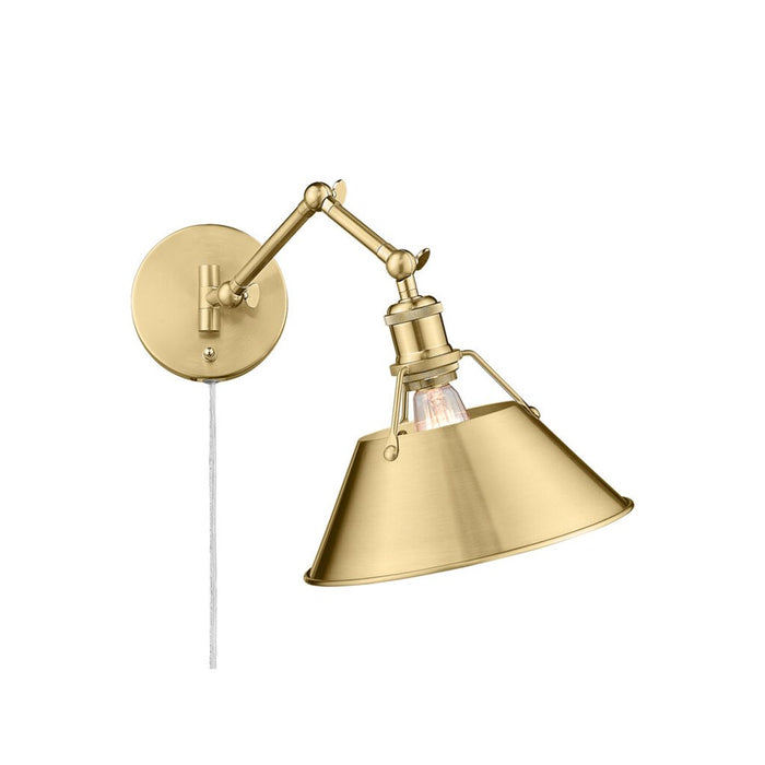 Golden Orwell 1-Lt Wall Sconce, Brushed Champagne Bronze - 3306-A1WBCB-BCB