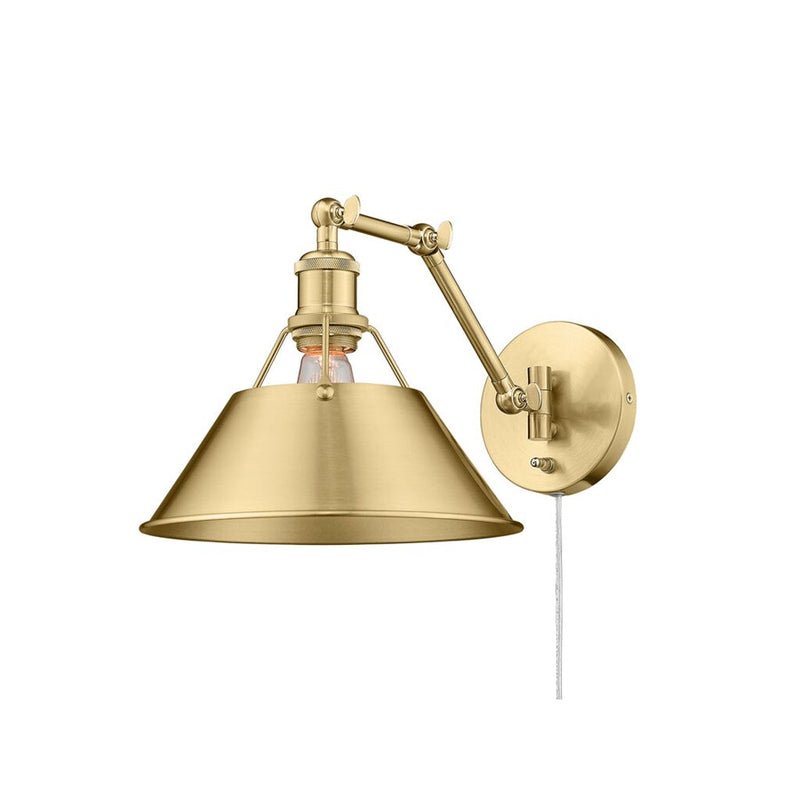 Golden Orwell 1-Lt Wall Sconce, Brushed Champagne Bronze