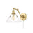 Golden Orwell Articulating Wall Sconce, Champagne Bronze/Glass