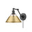 Golden Orwell Articulating Wall Sconce, Black/Champagne Bronze