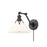 Golden Orwell Articulating Wall Sconce, Matte Black/Opal Glass