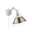 Golden Orwell Articulating Wall Sconce, Pewter/Aged Brass - 3306-A1WPW-AB