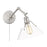 Golden Orwell Articulating Wall Sconce, Pewter/Clear Glass - 3306-A1WPW-CLR